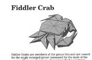 折纸教程：如何制作招潮蟹模型