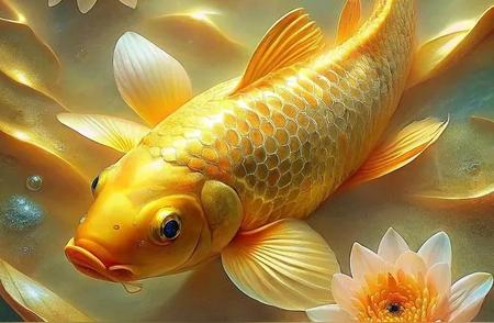 水中的招财鱼：游动带来的财运与幸福