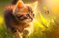 闪耀的猫咪：发光小花猫的故事