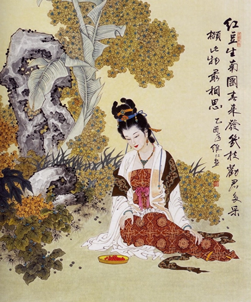 国画古代美人仕女图